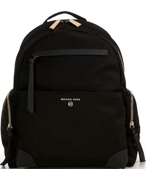 michael kors nylon backpack black|Michael Kors prescott nylon backpack.